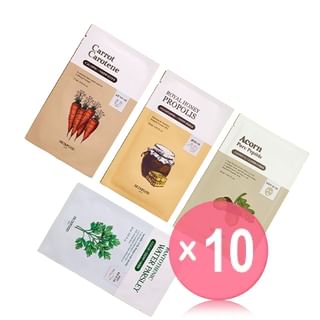 SKINFOOD - Carrot & Acorn & Water Parsley & Honey Mask Kit (x10) (Bulk Box)