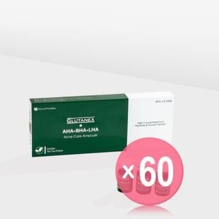 GLUTANEX - AHA BHA LHA Ampoule Set (x60) (Bulk Box)