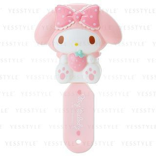 New JAPAN Sanrio My Melody Folding Hair Brush Comb Pink Rabbit Compact & Travel 
