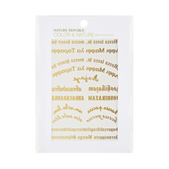NATURE REPUBLIC(ネイチャーリパブリック) - Color & Nature Fake Tattoo Sticker (#01 Gold Lettering) NATURE REPUBLIC(ネイチャーリパブリック) - Color & Nature Fake Tattoo Sticker (#01 Gold Lettering)