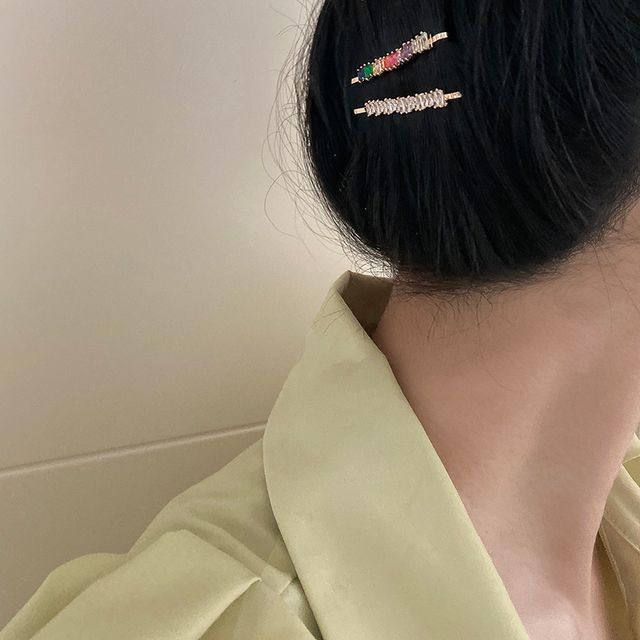 Sugar Lump - Rhinestone Hair Pin | YesStyle