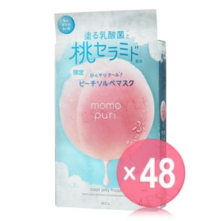 BCL - Momo Puri Peach Cool Jelly Mask (x48) (Bulk Box)