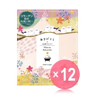 HONYARADOH - Shimaenaga Bathing Powder Flower (x12) (Bulk Box)