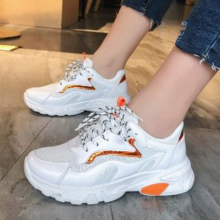 chunky platform sneakers