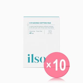 ilso - 1/3 Saving Cotton Pad 10pcs Bundle Set