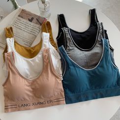 Moon City - Lettering Sports Bra Moon City - Lettering Sports Bra