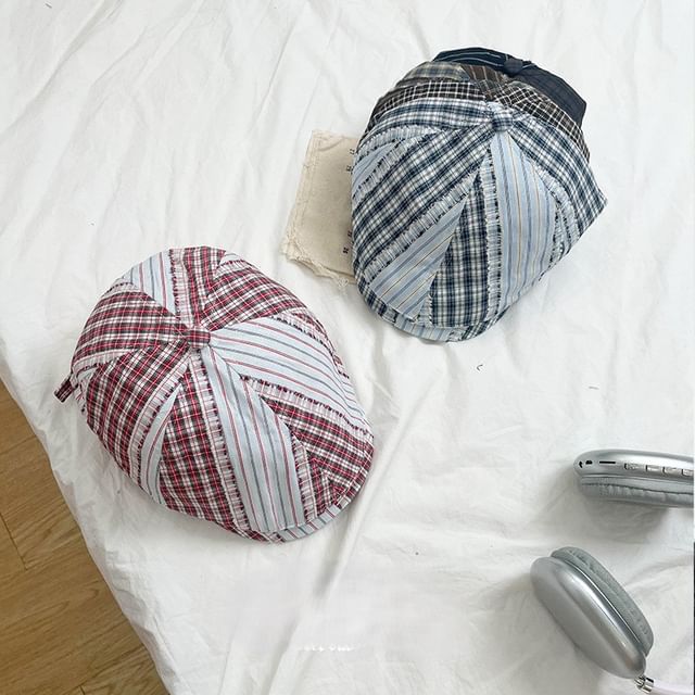 Raconteur-Plaid Newsboy Cap