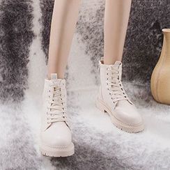 ACCUCIN - Lace-Up Short Boots ACCUCIN - Lace-Up Short Boots