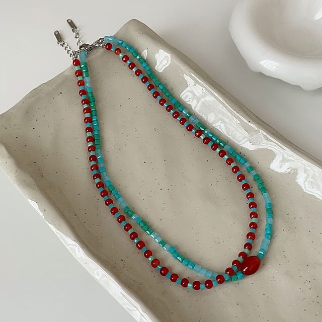 Panda Dama-Beaded Necklace