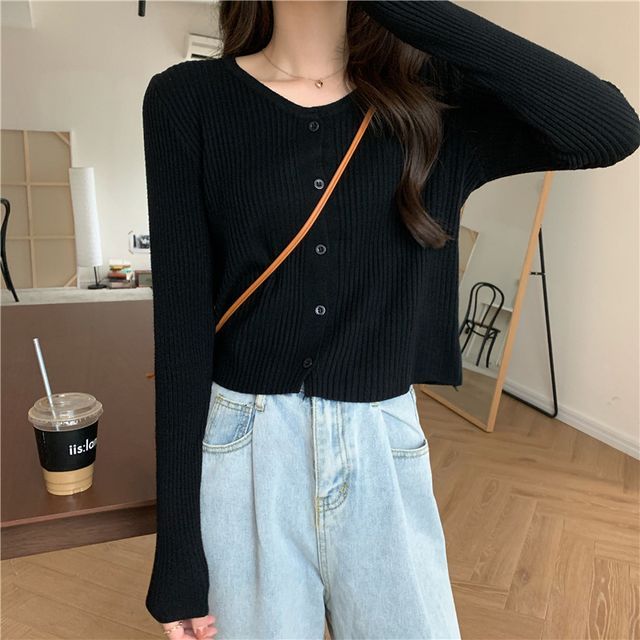 Keiko Girl-Cropped Cardigan