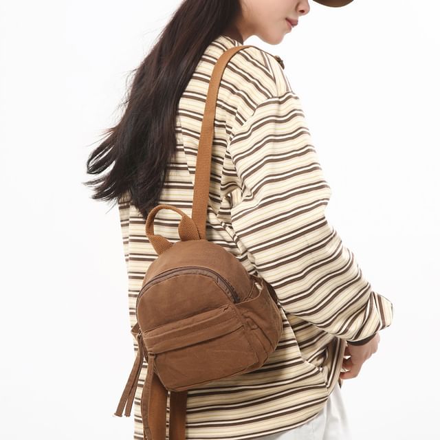 Melois-Canvas Mini Backpack