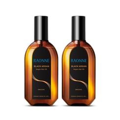 RAONNE - Black Argan Vegan Hair Oil Duo Set