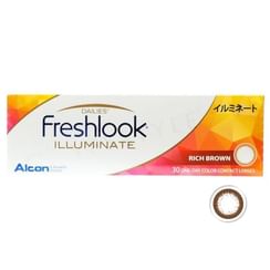Alcon - Freshlook 1 Day Illuminate Color Lens Light Brown 30 pcs