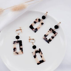 Jasminte - 亚克力长方形耳坠 Jasminte - 亚克力长方形耳坠