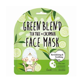 green tree face mask