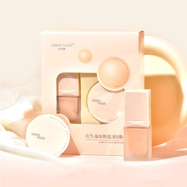 GOGO TALES-Foundation Setting Powder Set - 2 Type
