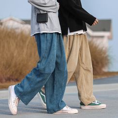 JORZ - Corduroy Wide-Leg Pants JORZ - Corduroy Wide-Leg Pants