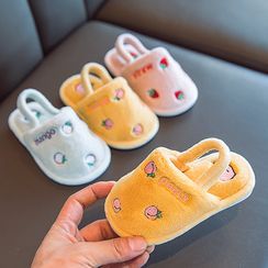 Doradas - 小童刺繡抓毛拖鞋 Doradas - 小童刺繡抓毛拖鞋