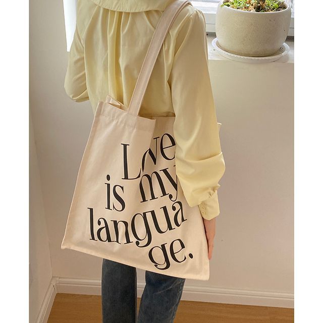 Geolte - Lettering Tote Bag