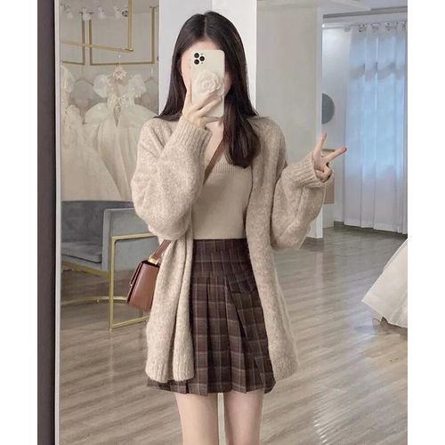 小物 Allege Knit Foodie ALIA CHUNKY CHENILLE KNIT CARDIGAN – AKIRA