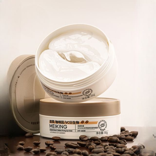 MEIKING-Double Extract Caffeine Firming Eye Mask - Máscara para Área dos Olhos Firmadora com Cafeína