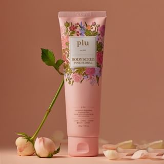 plu - Pink Floral Body Scrub