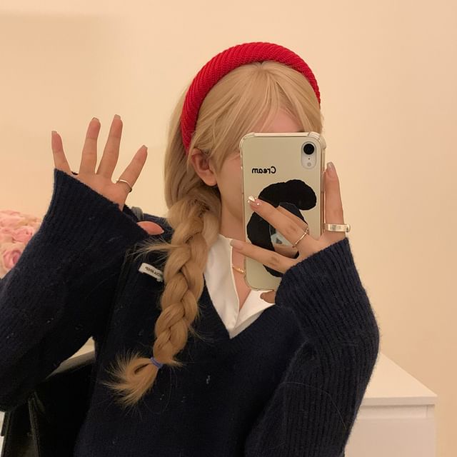 enthice-Plain Knitted Headband