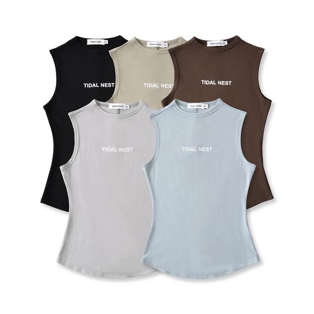 Asiris-Plain Tank Top