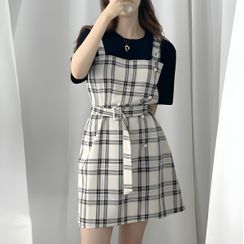 two piece korean dress