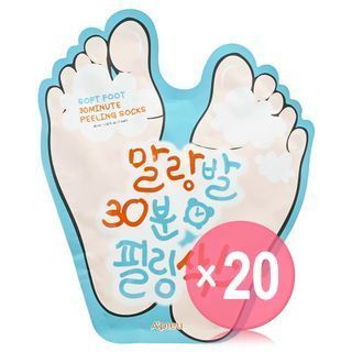 A'PIEU - Soft Foot 30 Minute Peeling Socks 1pair (x20) (Bulk Box)