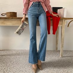 DEEPNY - Washed Bootcut Jeans