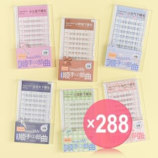 Gege Bear - Lower Eyelashes- 6 Types (x288) (Bulk Box)