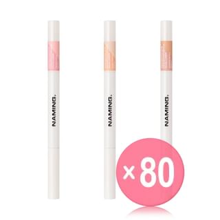 NAMING - Perfectail Eye Designing Pencil Dual Liner - 3 Colors (x80) (Bulk Box)
