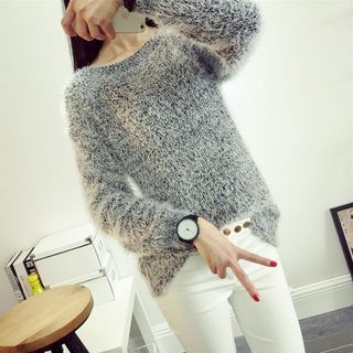 Pecora Furry Thick Sweater | YesStyle