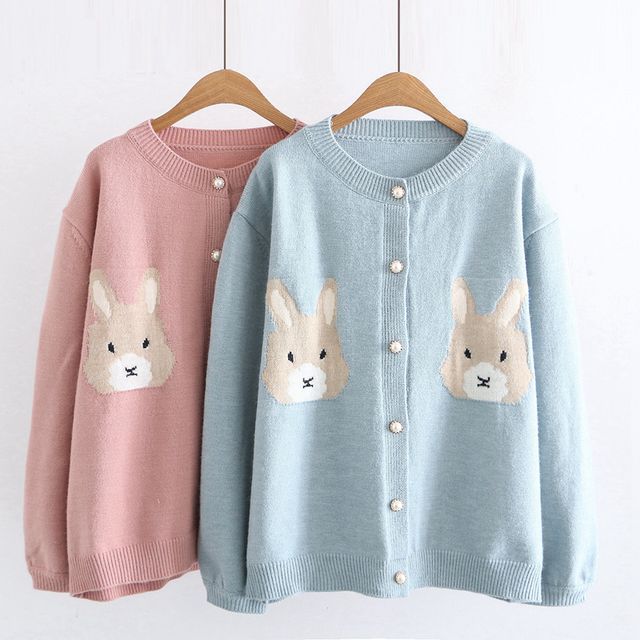 rabbit cardigan