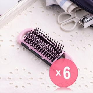 KAI - Self Cleaning Hair Brush (x6) (Bulk Box)
