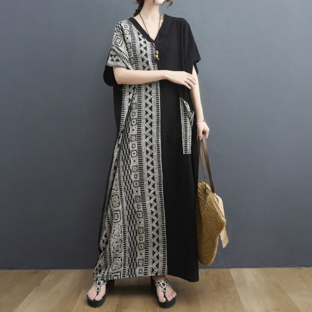 knee length dresses for ladies Nicoblu Shalimar Long Tunic Dress with Sapphire Jewel Embellishment 10 main image 0