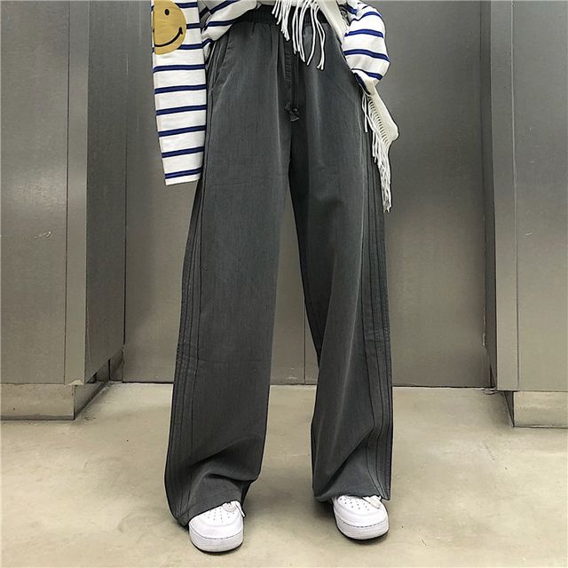 sweatpants with bird logo