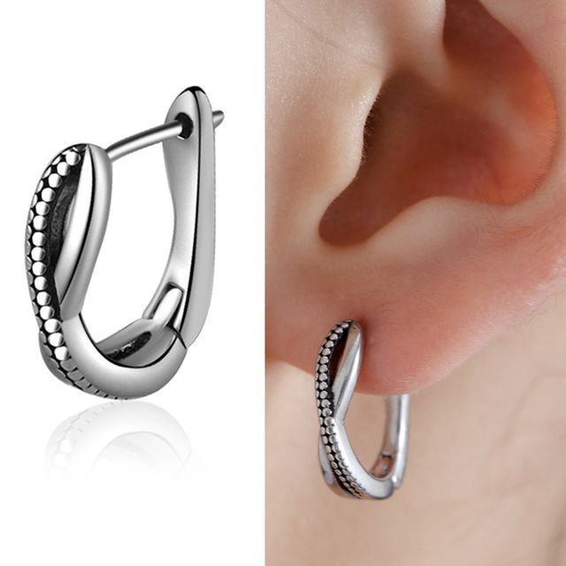 Prushia-Twisted Layered Hoop Earring