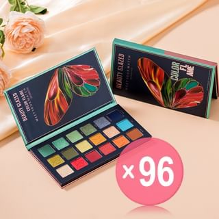 BEAUTY GLAZED - Color Flame Butterfly Eyeshadow Palette (18 Colours) (x96) (Bulk Box)