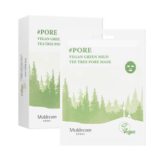 Muldream - Vegan Green Mild Tea Tree Pore Mask Set