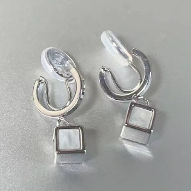 Kamuel-Square Clip-On Earring