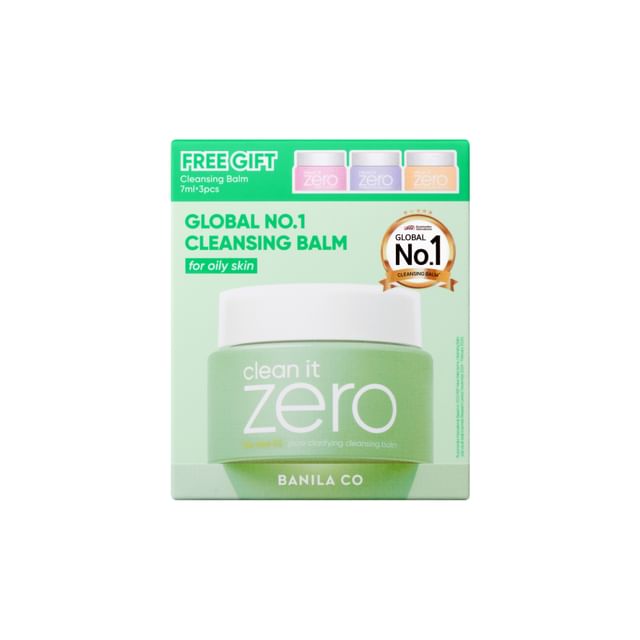 BANILA CO-Clean It Zero Pore Clarifying Cleansing Balm Set - Coffret baume démaquillant purifiant