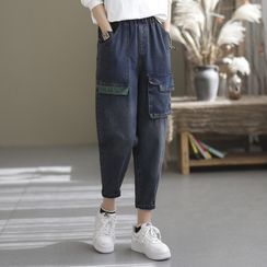 alvarosa - Cropped Baggy Jeans