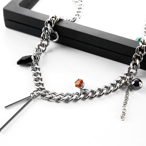 Black Degree - Stainless Steel Chain Necklace