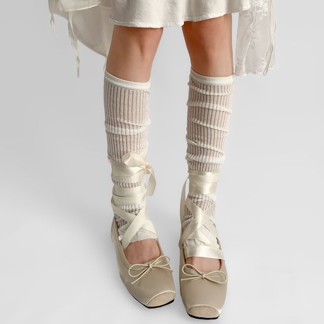 Desperim-Lace-Up Leg Warmer