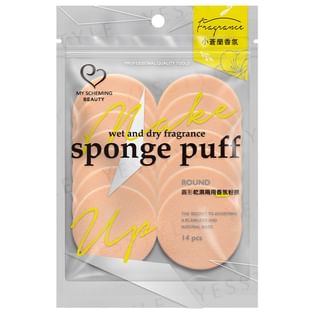 My Scheming - Round Wet & Dry Fragrance Sponge Puff
