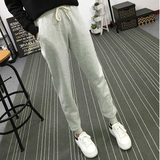 drawstring cuff sweatpants