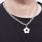 Tinseltown - Alloy Flower Pendant Necklace