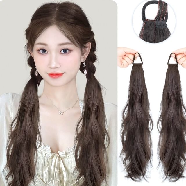 Jasmintinea-Wavy Ponytail Wig